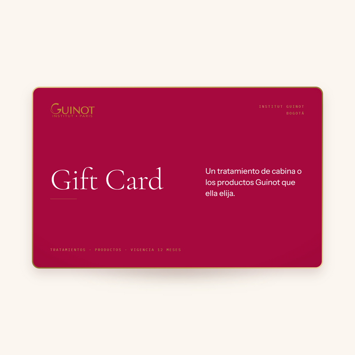 Gift Card Guinot